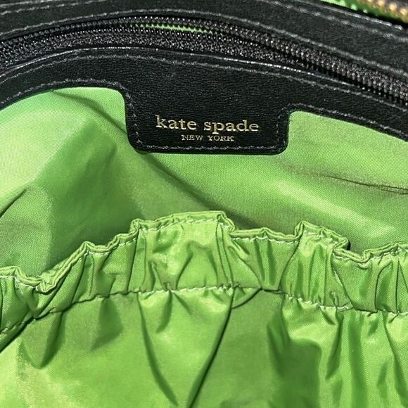 Kate Spade Stevie Black Spacious Nylon Diaper Baby Travel Bag Carryall - Picture 6 of 8